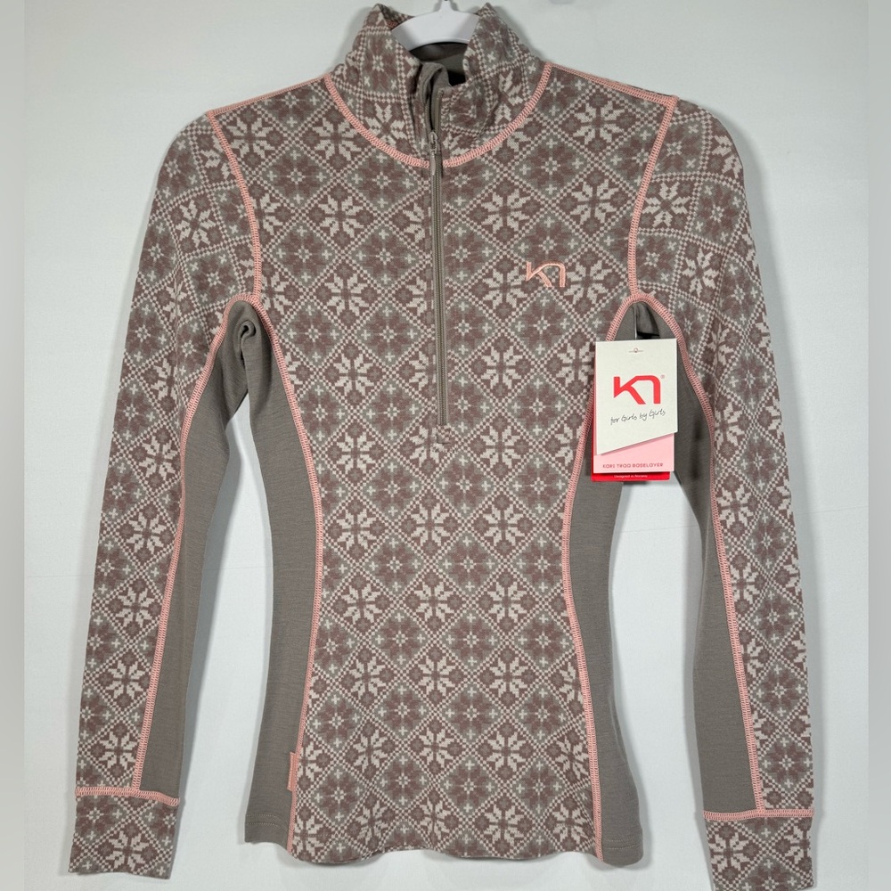 NWT New Kari Traa Baselayer Women's Extra Small XS Long Sleeve Pullover Top